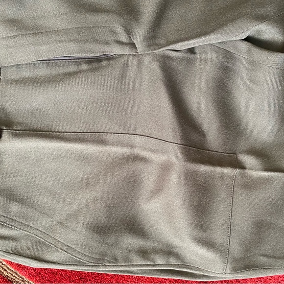 Chaiken & Capone military green wool pants size 4. - Picture 5 of 6